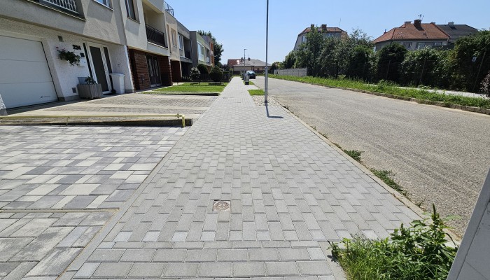 Plán oprav chodníků 2025 - Družební