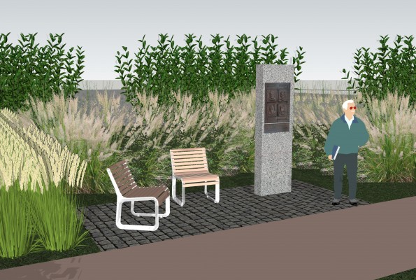 vizualizace hlavní desky „Pocta českému čtyřlístku“