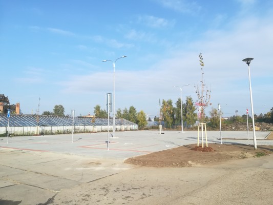 Dokončení stavby parkoviště