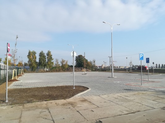 Dokončení stavby parkoviště