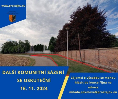 Pozvánka na komunitní sázení