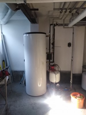 říjen 2022 - vyčištěný bojler