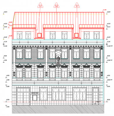 Střecha - východní pohled