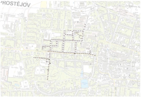 Rozsah výměny svítidel v lokalitě