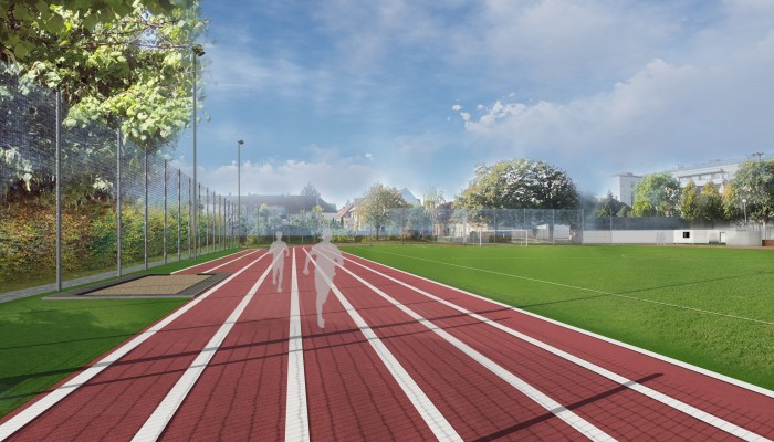 Rekonstrukce sportovního areálu RG a ZŠ Otto Wichterleho