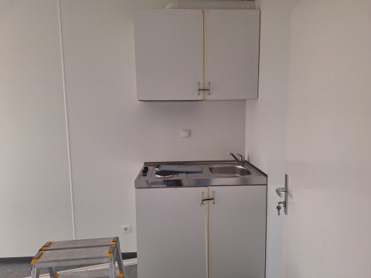 kuchyňka je součástí kontejneru