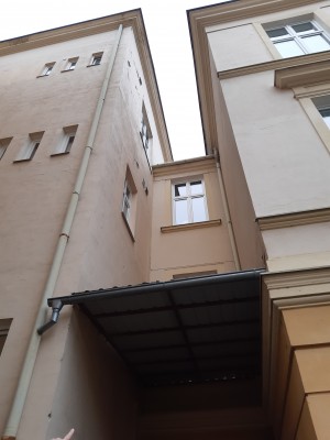 původní stav fasády