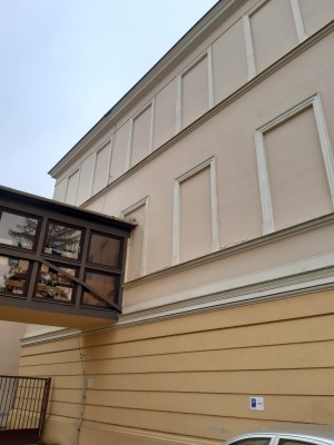 původní stav fasády