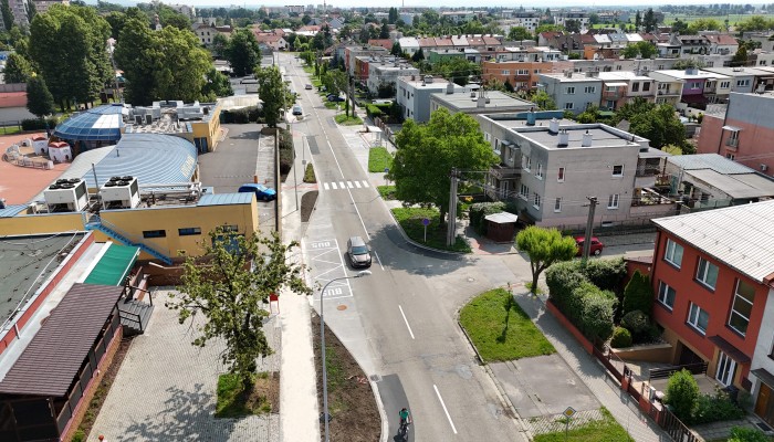 Stavební úpravy v ulici Krasická