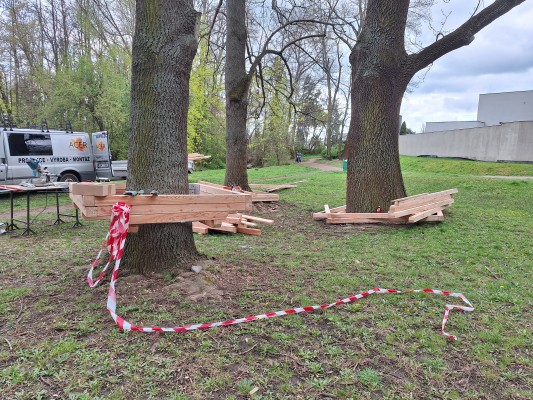 zahájení výstavby hřiště - 04.04.2024