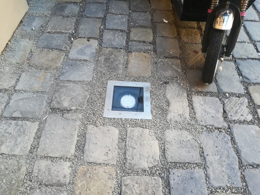 instalování světel - ukončení akce