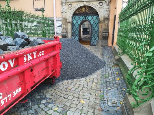 Průjezd - zahájení realizace