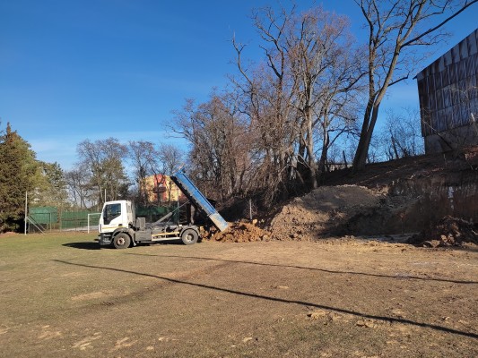 průběh realizace - polovina ledna 2024