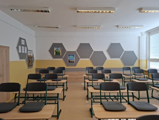 ZŠ Dr. Horáka - učebna matematiky