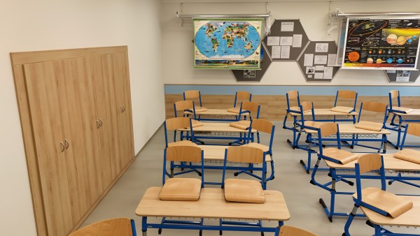 ZŠ Dr. Horáka - učebna zeměpisu a prvouky