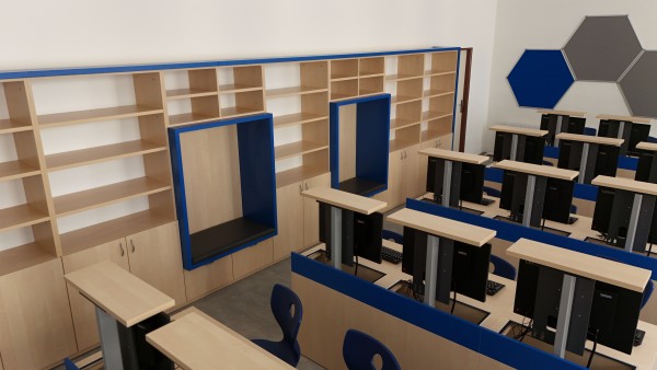 ZŠ Kollárova - multimediální učebna ve II. nadzemním podlaží