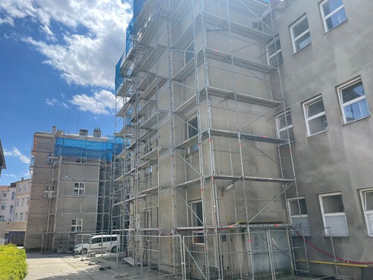 průběh realizace - polovina července 2023