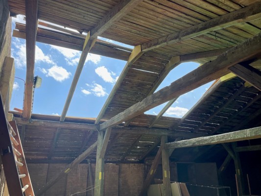 průběh realizace - polovina července 2023