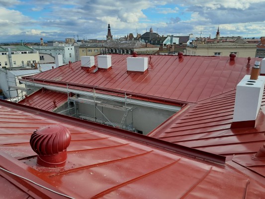 Dokončení opravy střechy