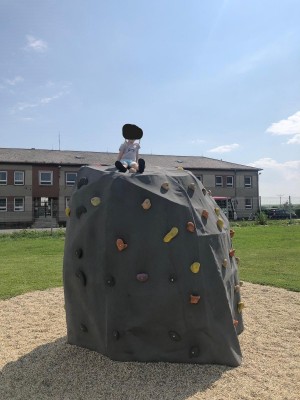 Venkovní boulderový blok